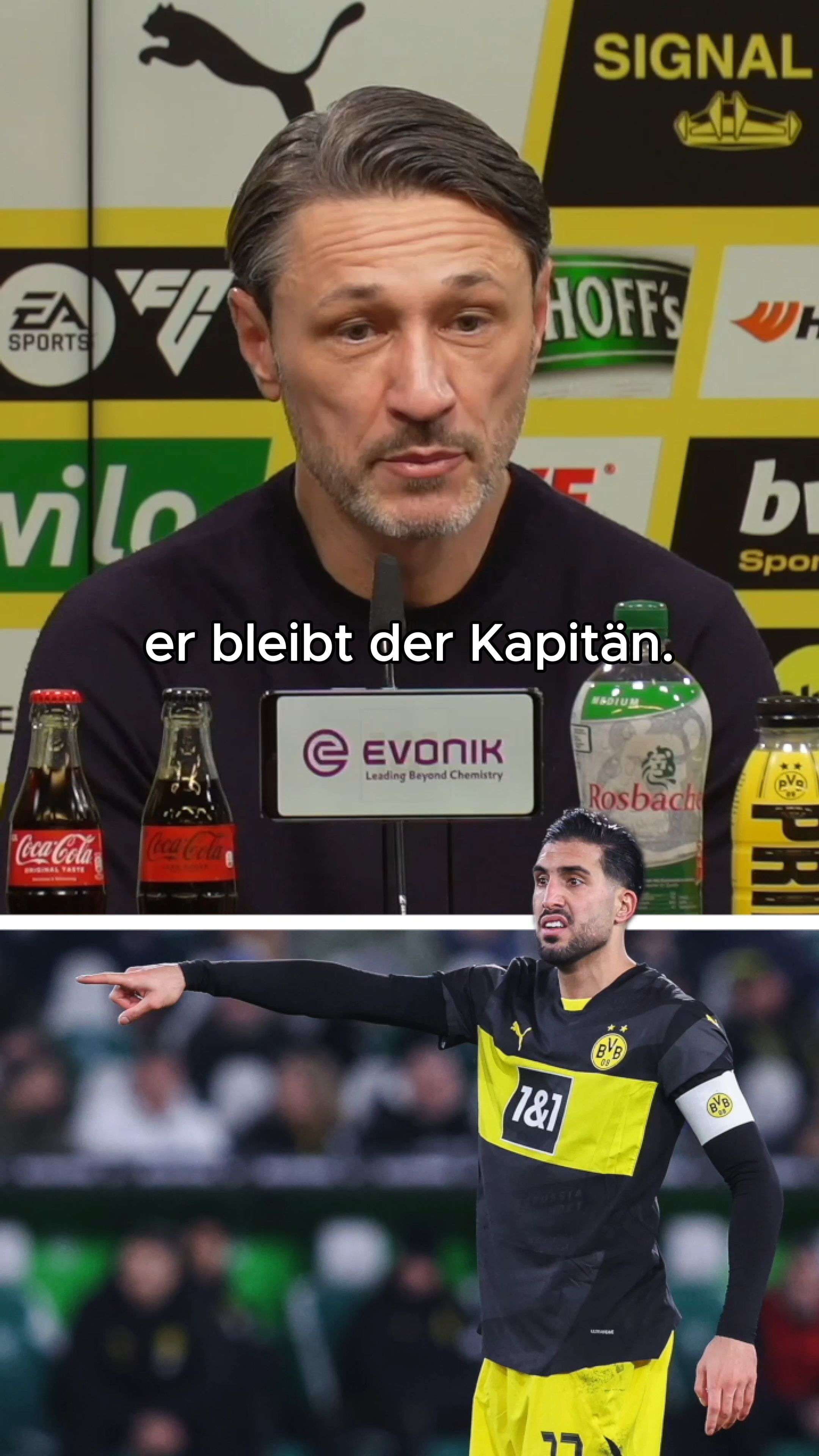 Kovac klar: Can "bleibt der Kapitän"