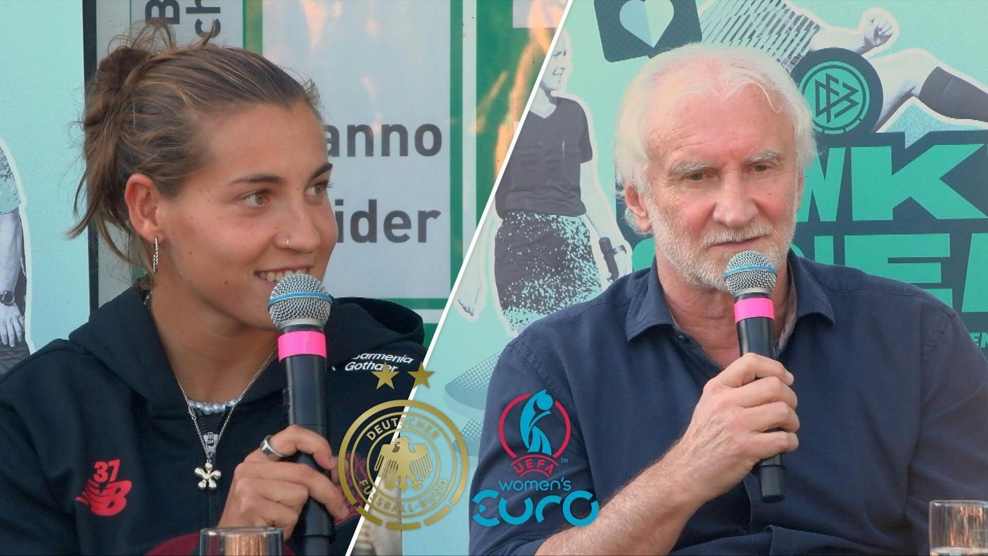 Wamser und Völler: Frauen-EM 2029 in Deutschland ein „Traum“
