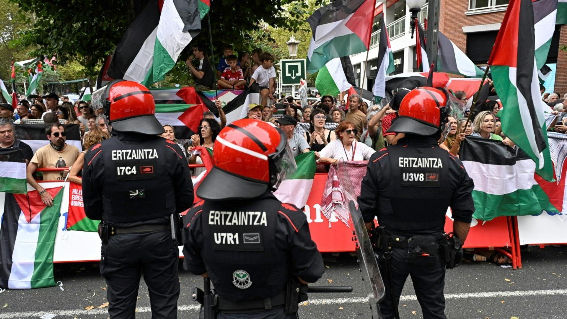 Vuelta-Chaos: Etappe nach Pro-Palästina-Protesten ohne Sieger