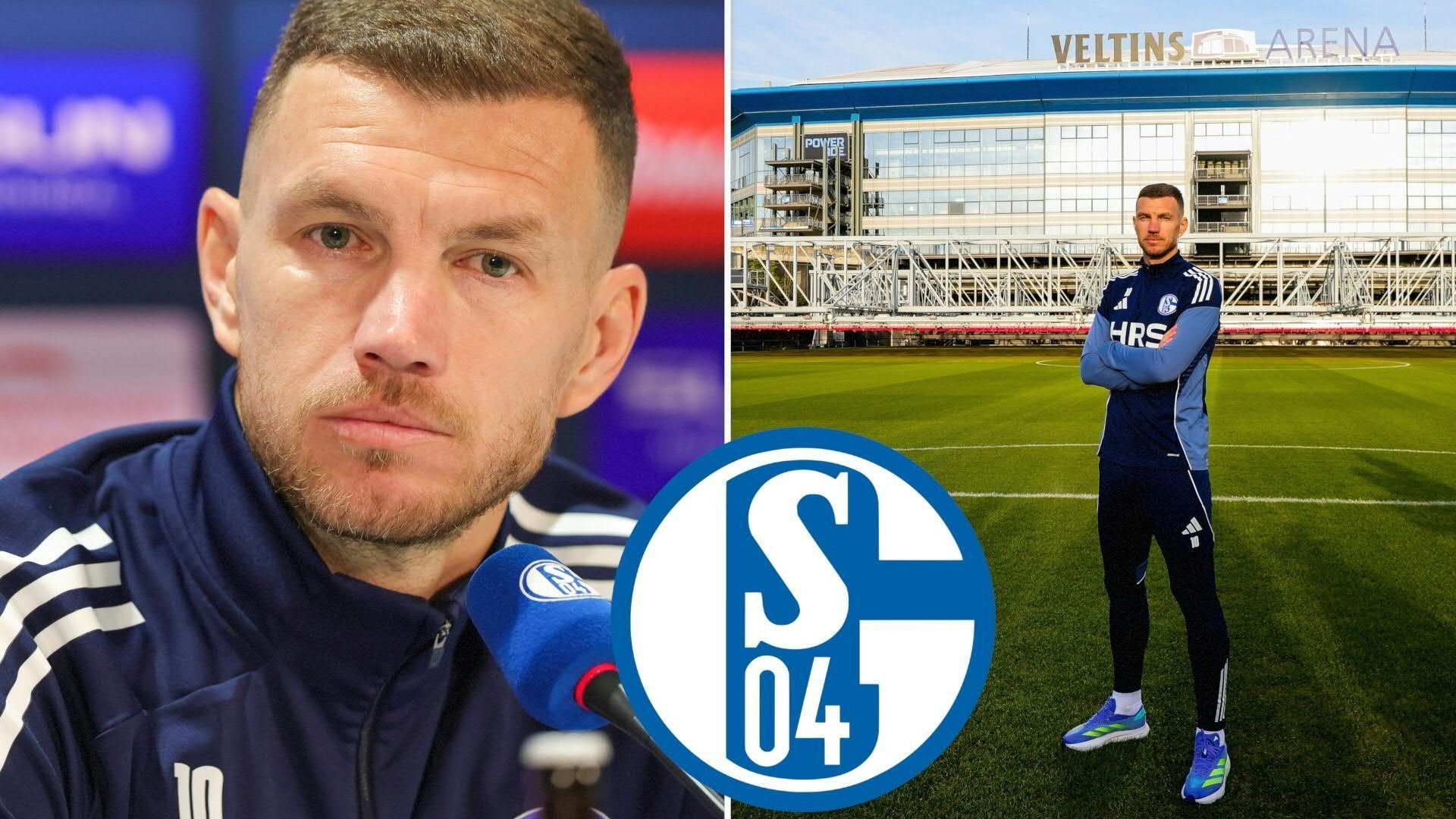Video: Dzeko zu S04: "Ich habe den ersten Kontakt gemacht"