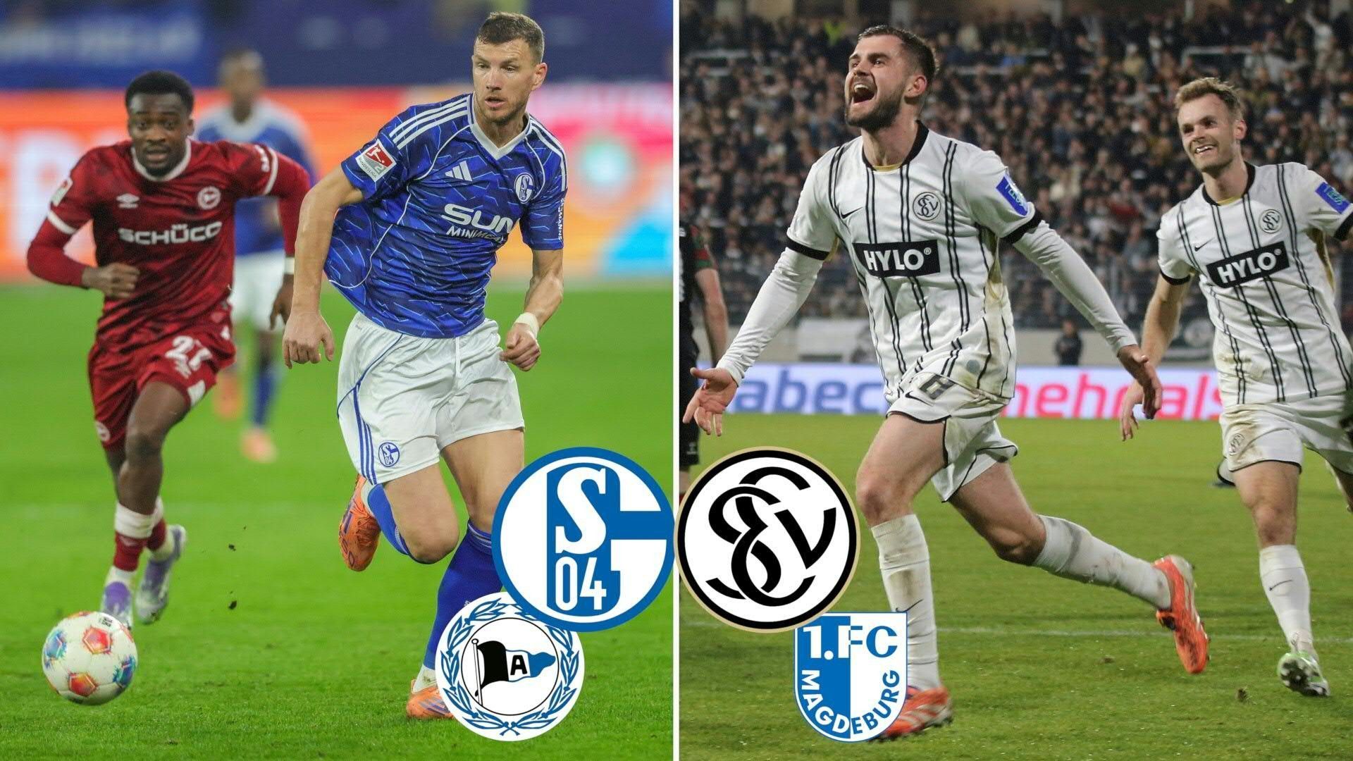 Video: Fünftes Dzeko-Tor: Schalke festigt Tabellenführung - Elversberg bleibt dran