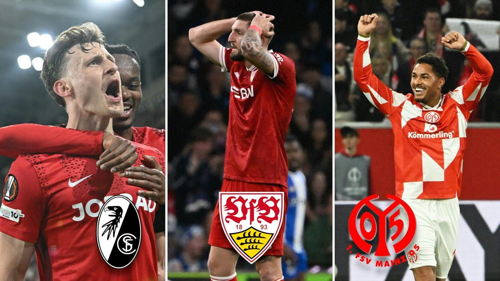 Video: Europapokal: Stuttgart raus - Freiburg und Mainz weiter