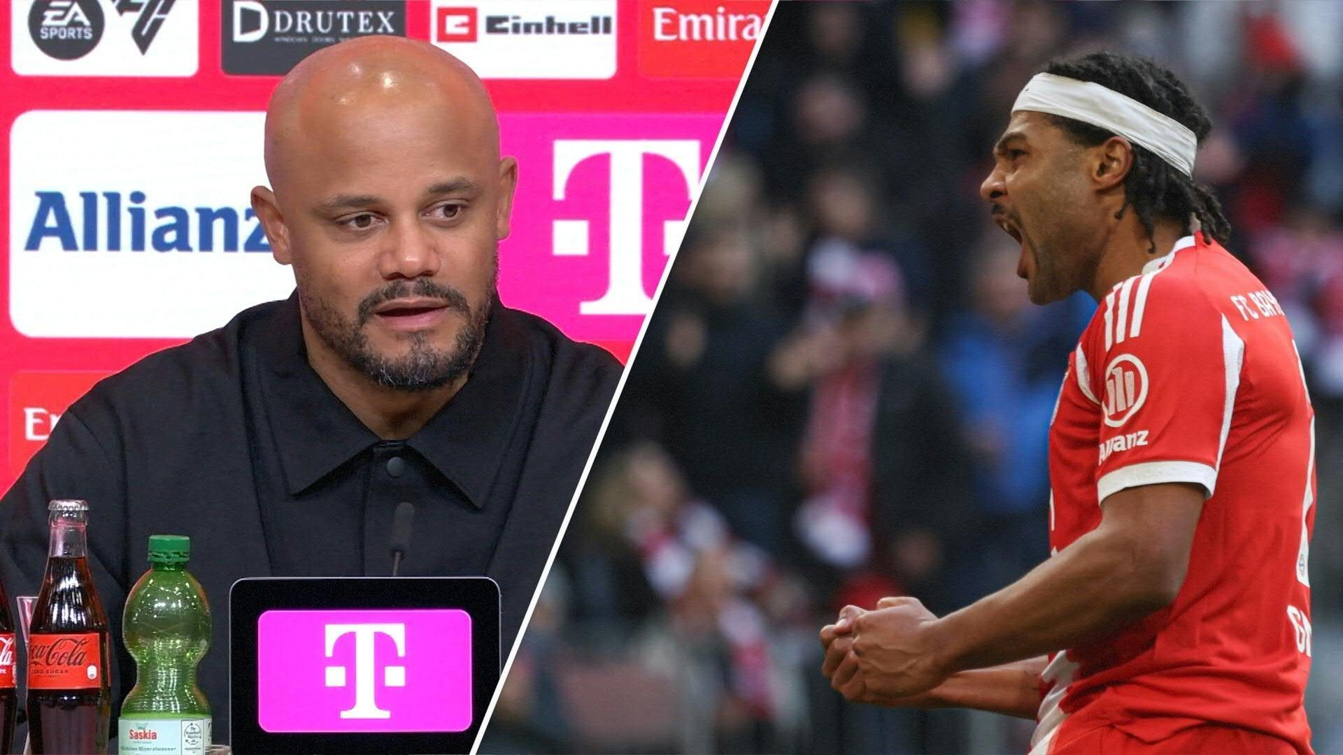 Video: Kompany lobt Doppelpacker Gnabry: "Ganz wichtiger Spieler für uns"
