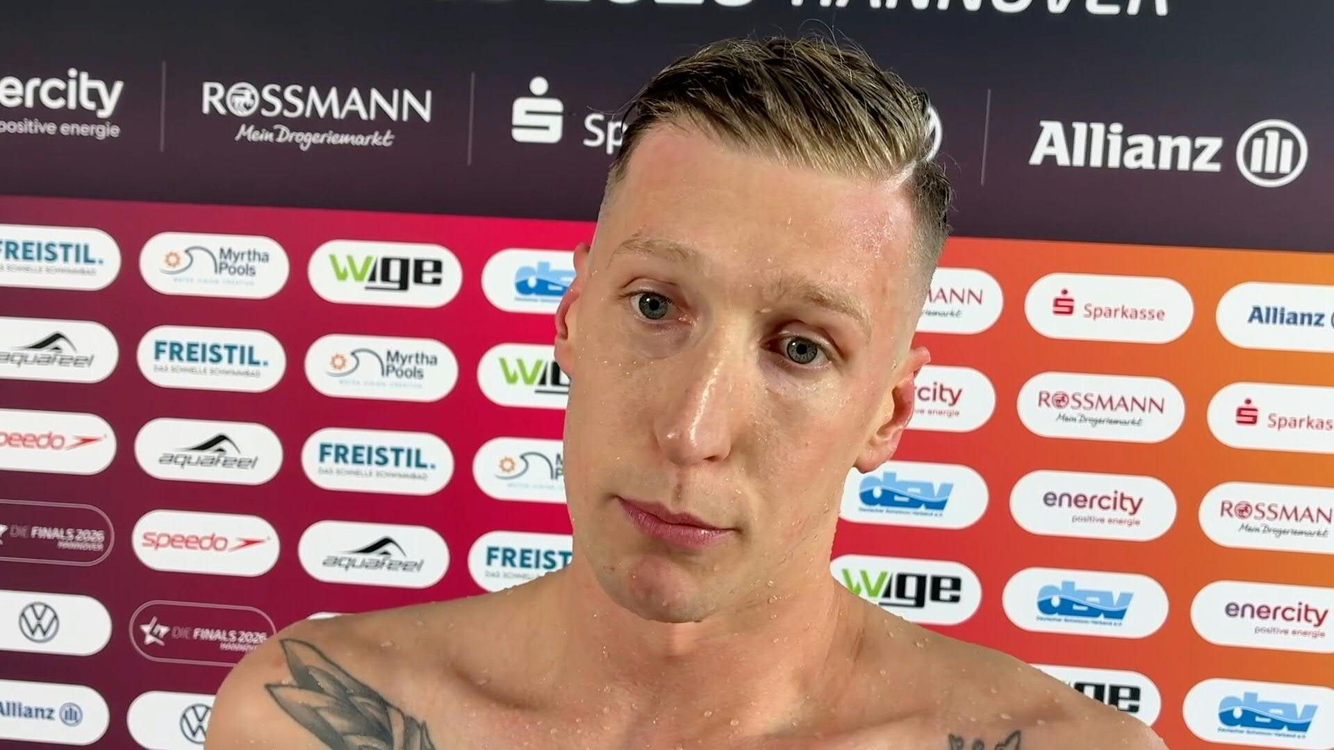 Video: Wellbrock pessimistisch vor EM: "Medaillenhoffnungen auf Minimum"
