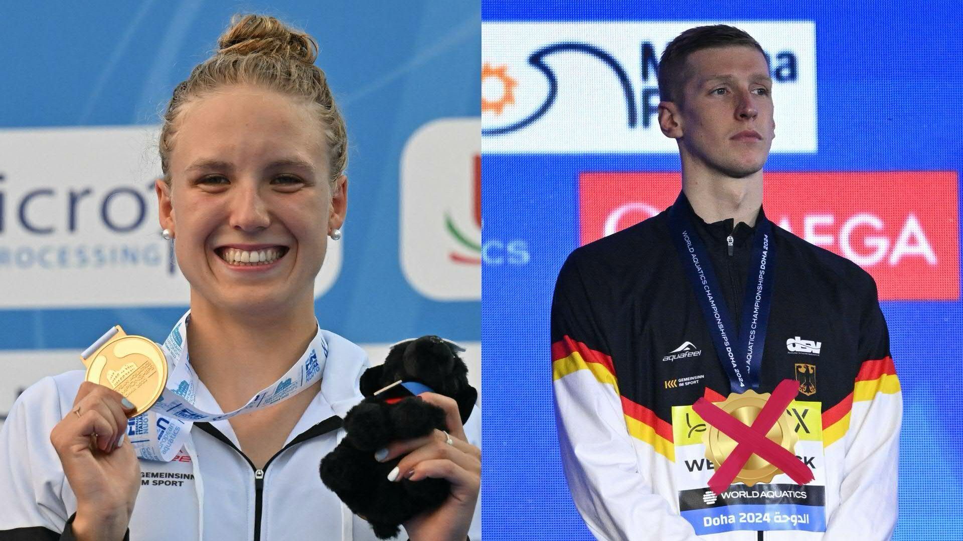 Video: Schwimm-EM: Gose holt Gold - Wellbrock nur Siebter