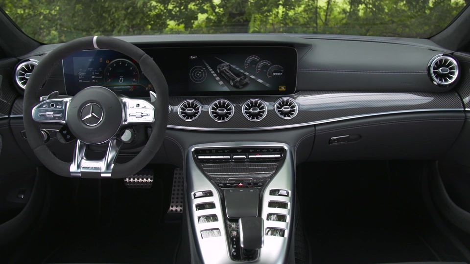 Mercedes Amg Gt 63 S 4matic Interior Design In Brilliant Blue