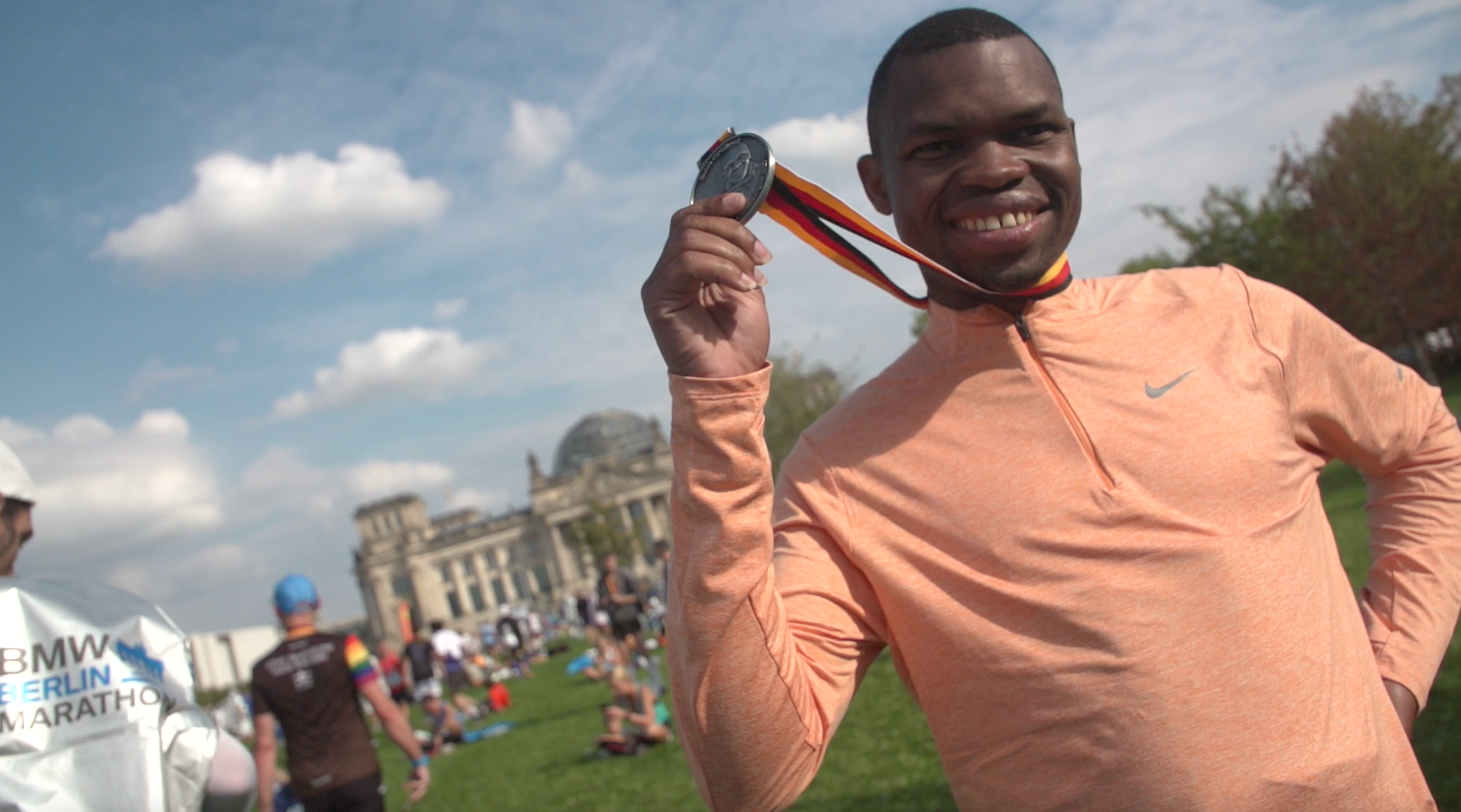 Strong sign for inclusion: Nyasha Derera completes Berlin Marathon