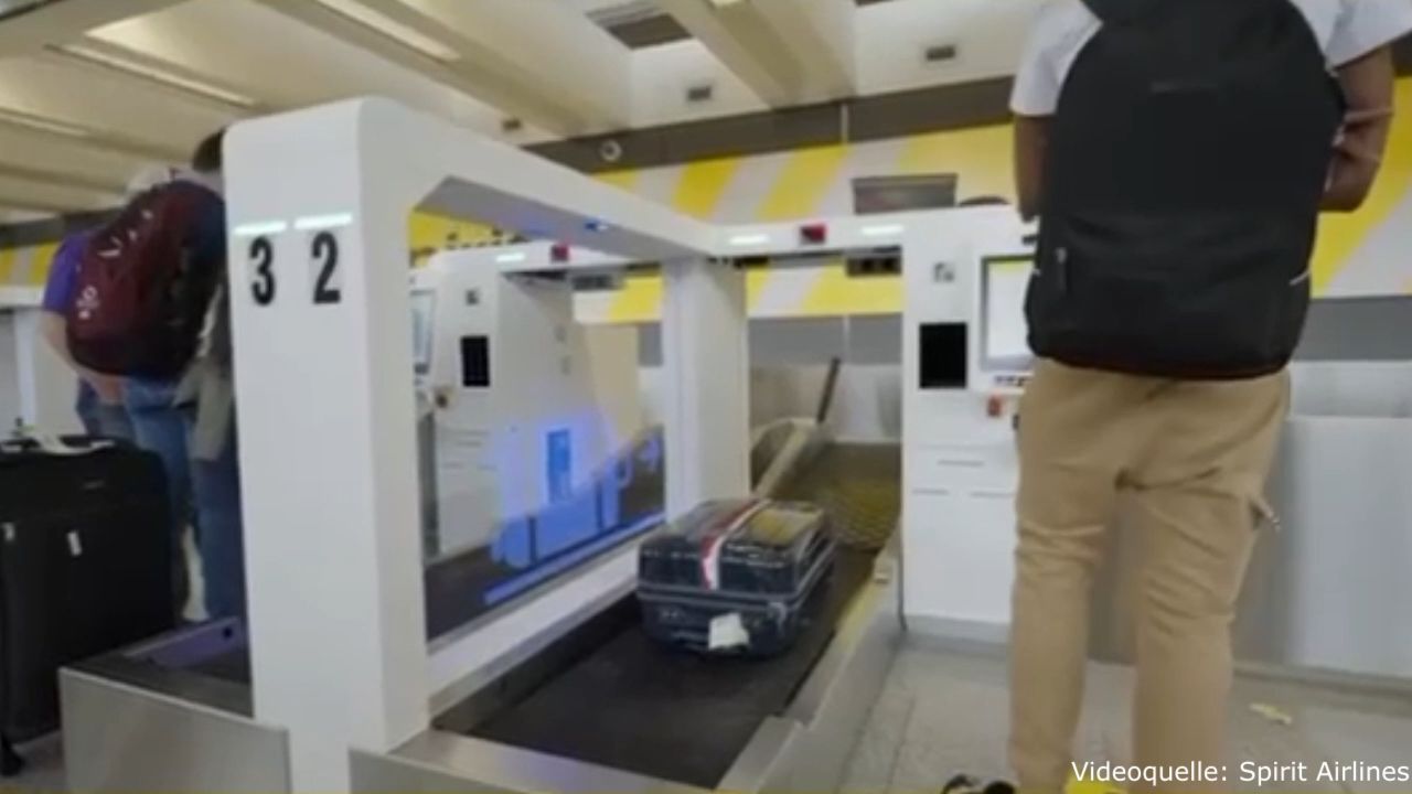 Extremely fast and secure: biometric baggage check-in at US low-cost carrier!