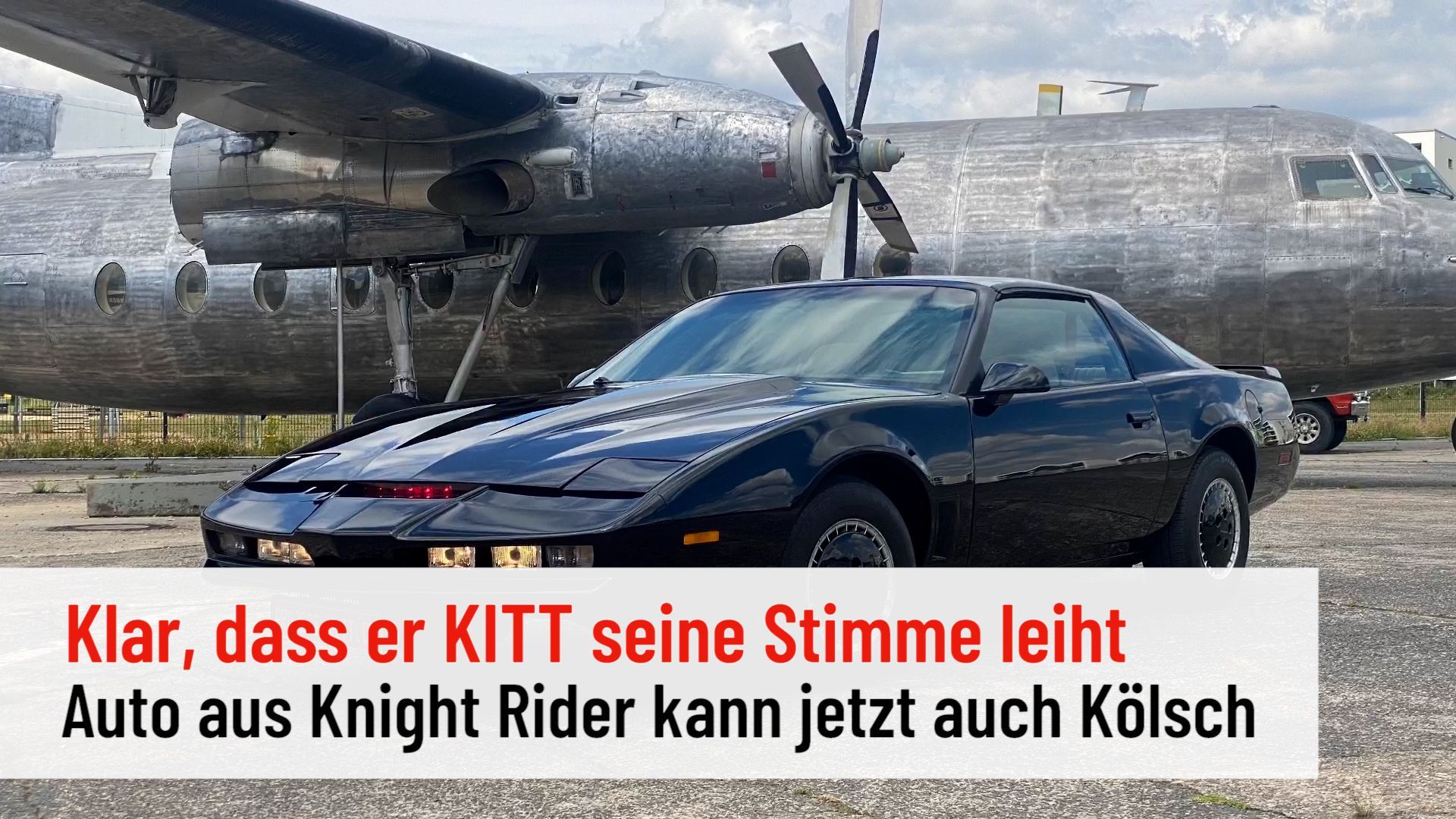 KITT Colonia Auto aus Knight Rider kann jetzt Kölsch