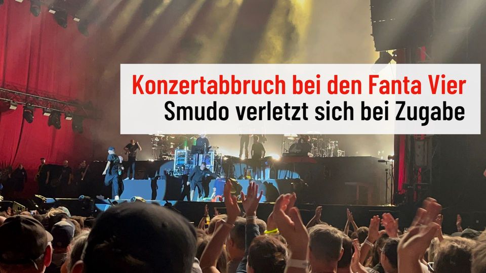 Schock bei Fanta-4-Konzert: Unfall auf der Bühne – Smudo verletzt