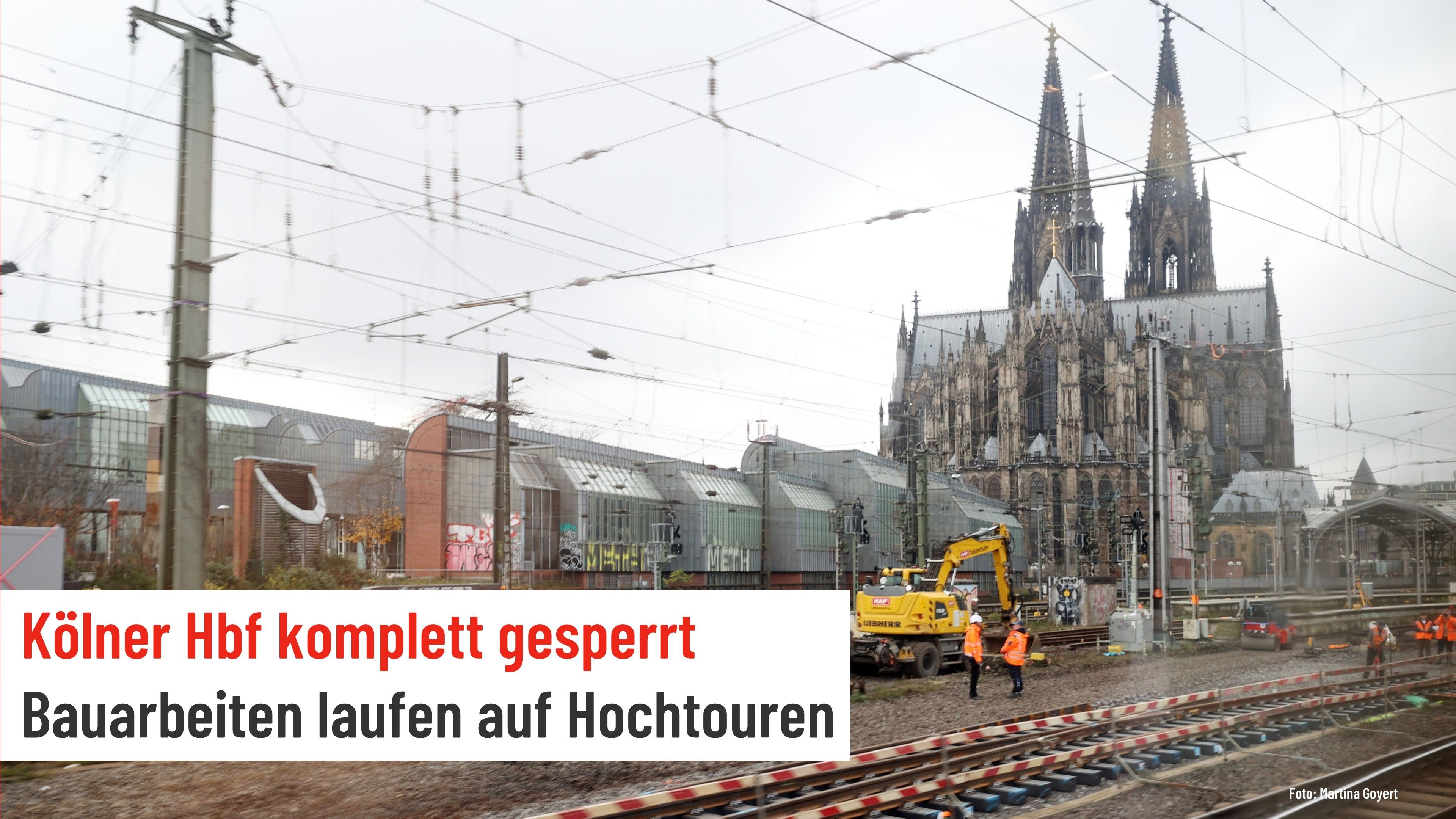 Video: Kölner Hbf komplett gesperrt: So laufen die Bauarbeiten