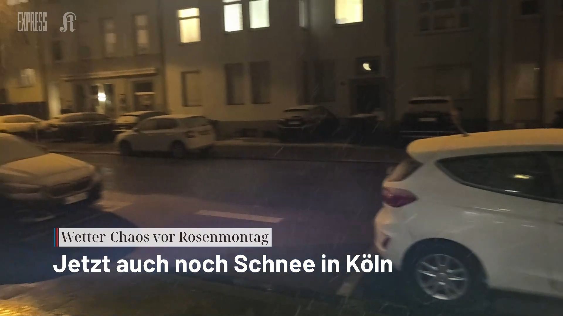 Video: Wetter vor Rosenmontag: Jetzt auch noch Schnee