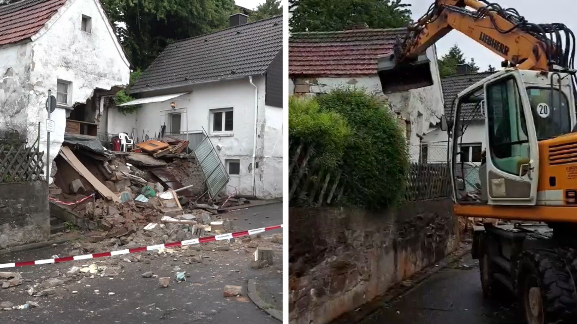 Hundert Jahre altes Haus eingestürzt: Eigentümer stimmt nach Unglück Abriss zu