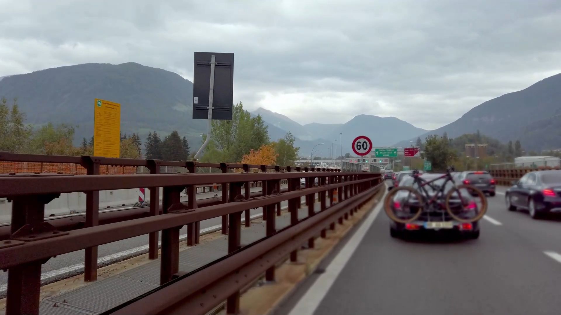 Italian Mega-Traffic: Hours of Traffic Jams over the Brenner Pass