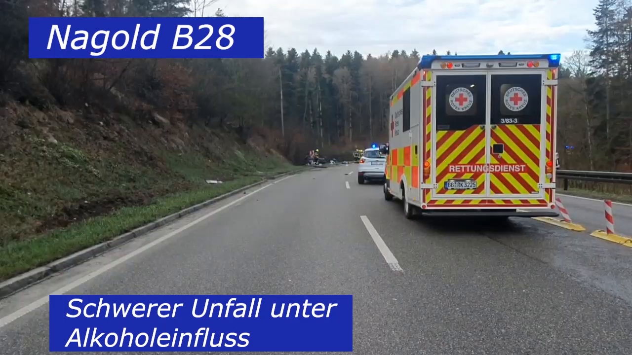 Video: B28 Naold: Mehrere schwer Verletzte nach schwerem Unfall am Ostersonntagmorgen