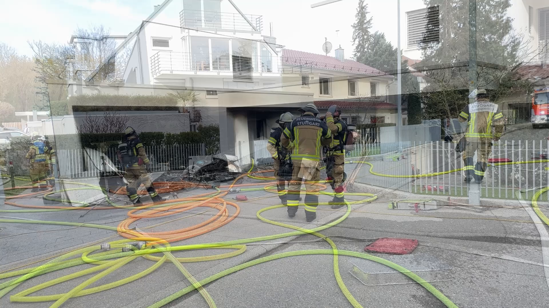 Video: Stuttgart-Vaihingen: Brand in Wohnhaus