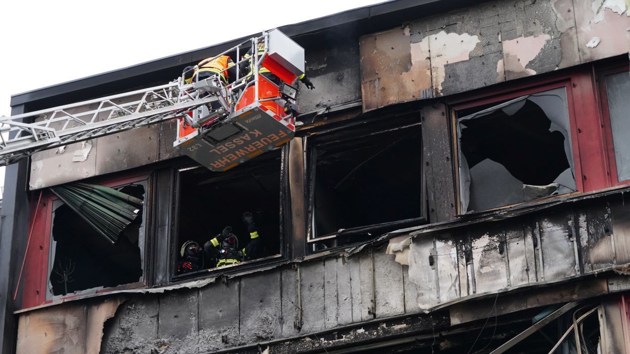 Fitnessstudio brannte in der Kasseler Innenstadt