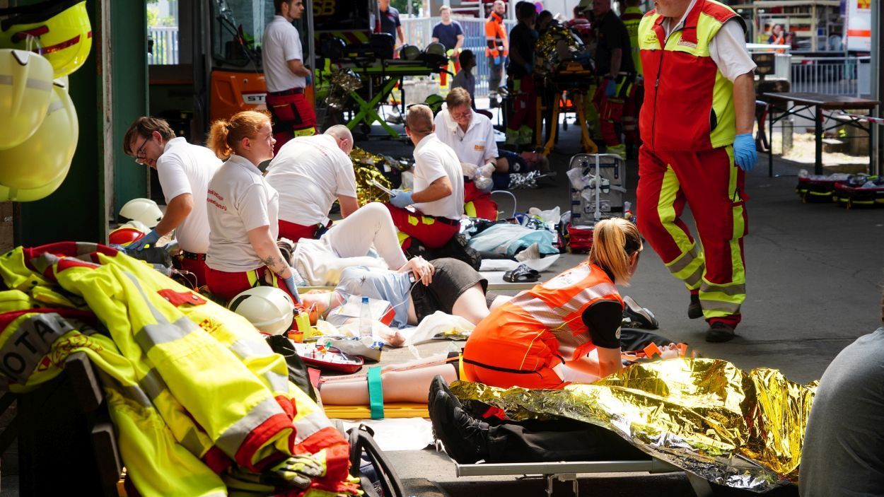 Video: ASB Bundesübung in Kassel mit 900 Teilnehmern