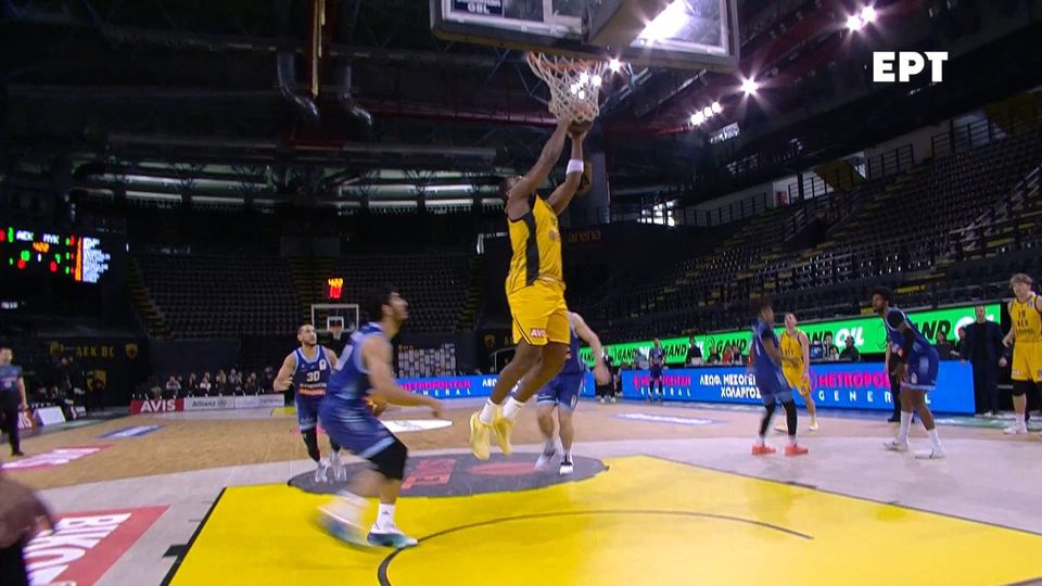 ΑΕΚ – Μύκονος: Το ρεσιτάλ του Γκρέι στην πρώτη περίοδο (VIDEO)