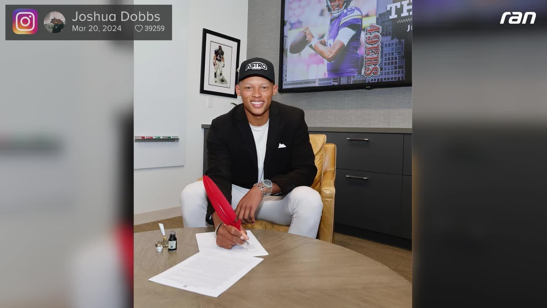 NFL-Star exklusiv: Dobbs dokumentiert Weg zur Vertragsunterschrift