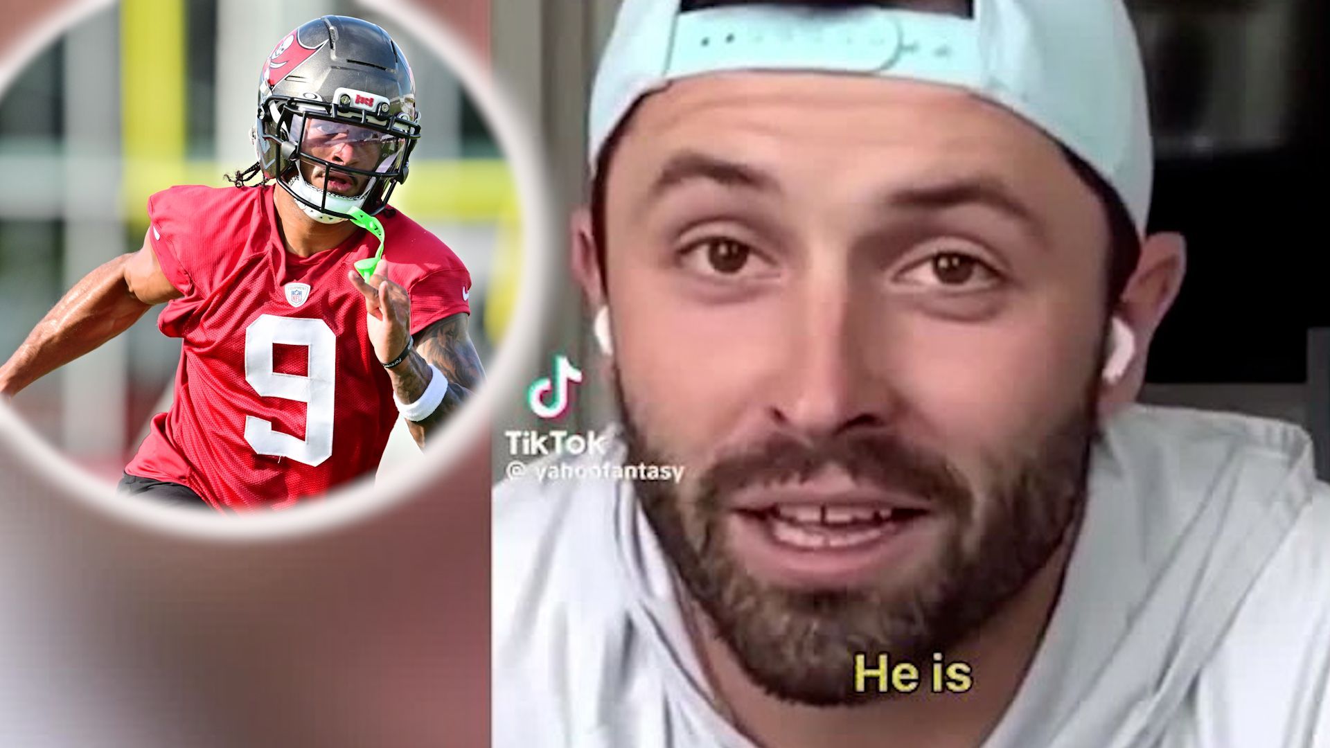 NFL: Baker Mayfield feiert Bucs-Rookie bei Kelce-Brüdern ab