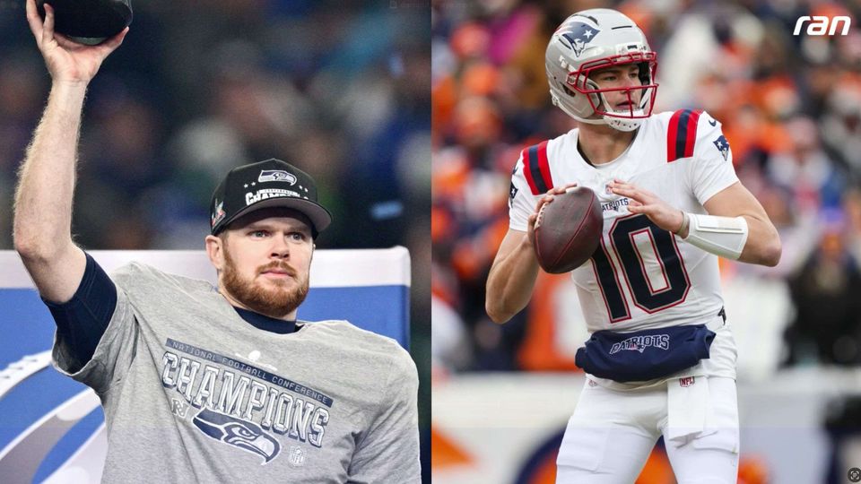 Super Bowl: Drake Maye und Sam Darnold – vom Basketball-Court zum Super Bowl