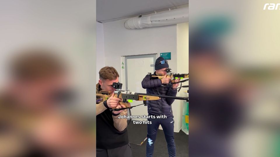 FC Bayern: Joshua Kimmich beim Biathlon! Duell gegen Legende