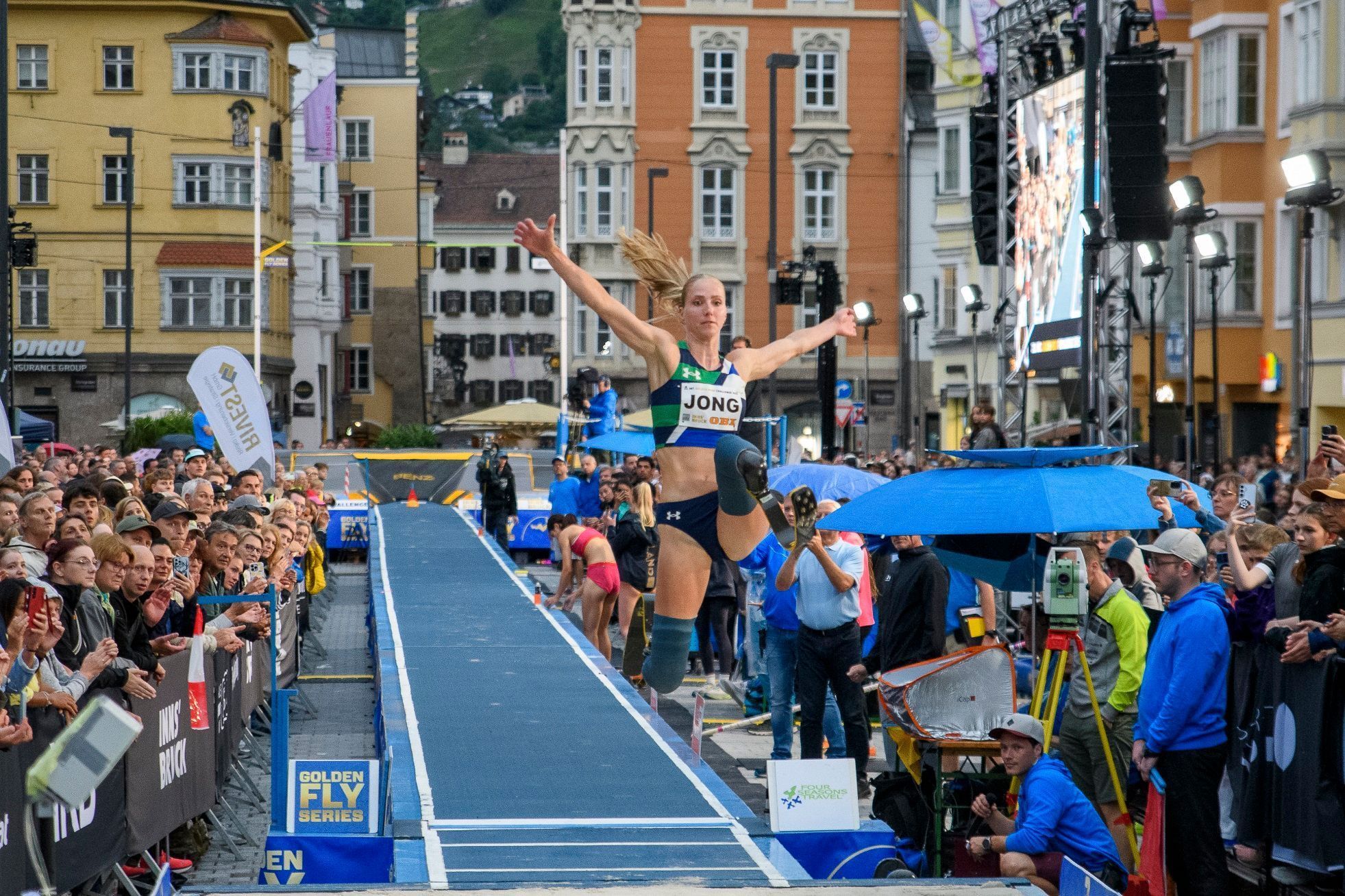 Fleur Jong (NED) with Para World Record in Long Jump at Golden Roof Challenge