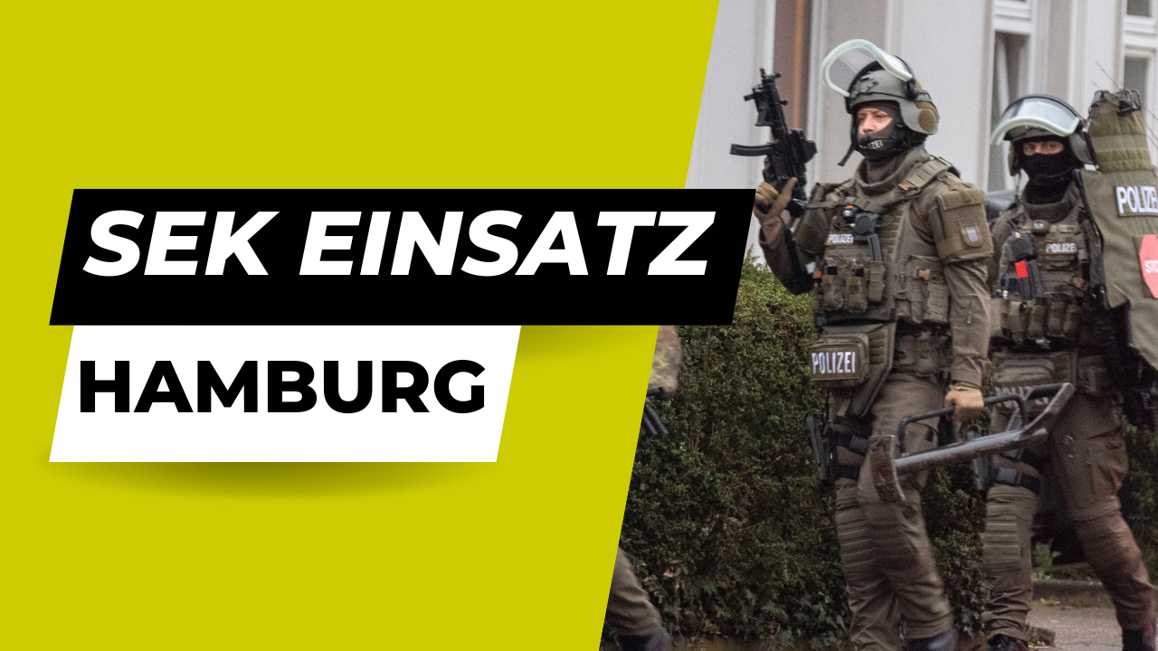 Mann mutmaßlich mit Schusswaffe bedroht: SEK-Einsatz in Hamburg