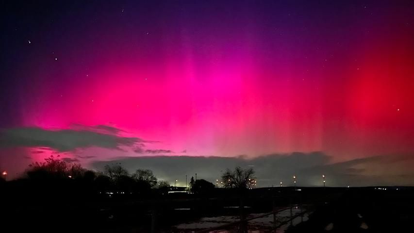 Seltenes Himmelsphänomen: Polarlichter über Deutschland, Österreich und der Slowakei