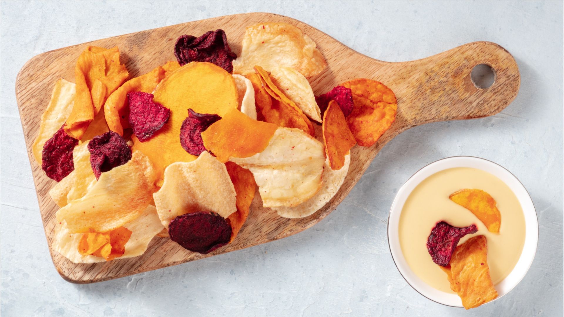 So machen Sie Gemüsechips selbst