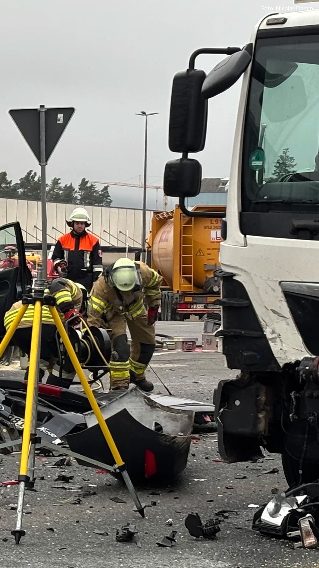 Accident on the B299 near Sengenthal