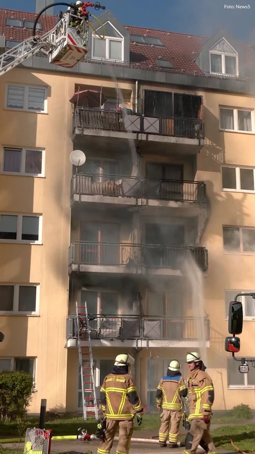 Video: Brand in der Fürther Südstadt