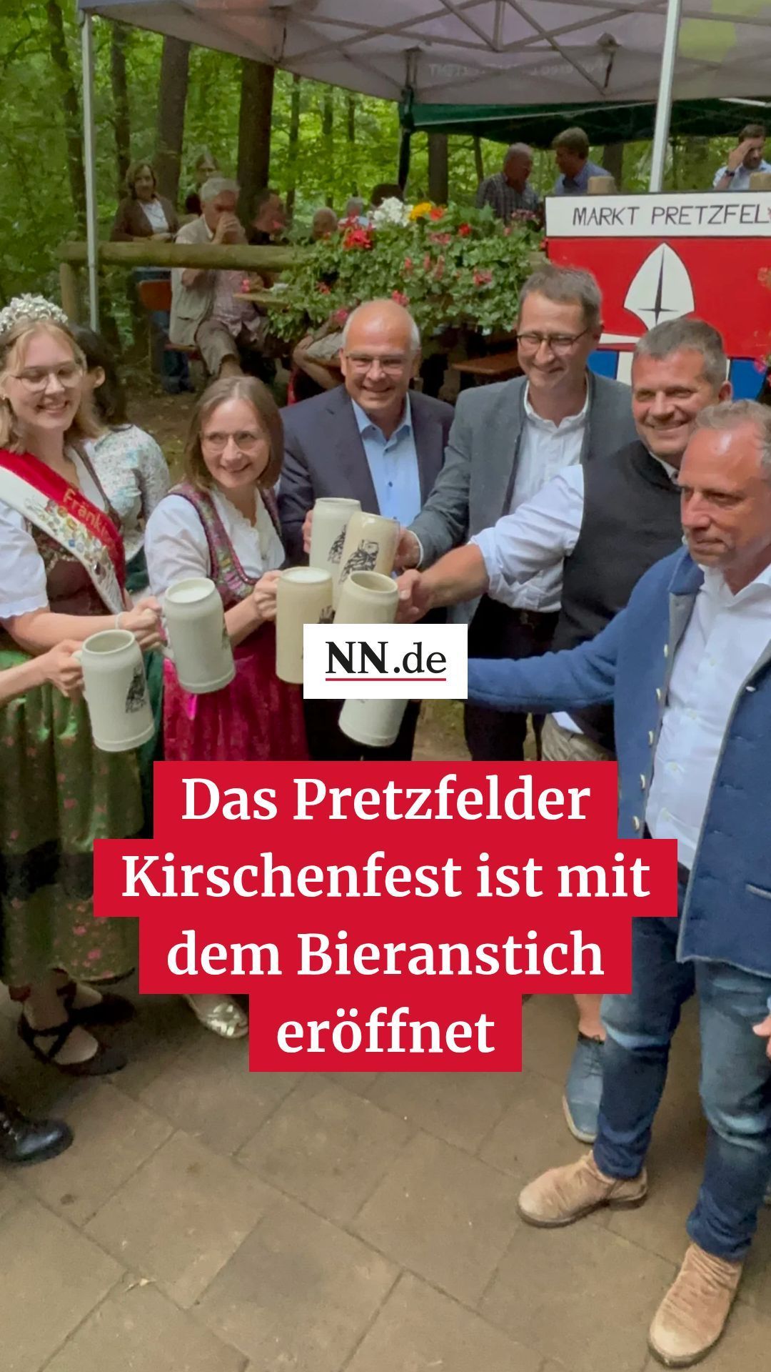 Video: Bieranstich beim Pretzfelder Kirschenfest