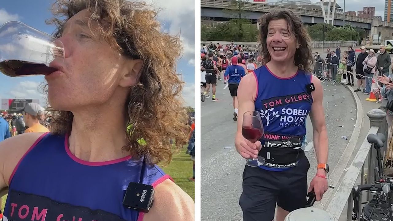 Weinverkostung beim London-Marathon: Läufer testet zwei Dutzend edle Tropfen