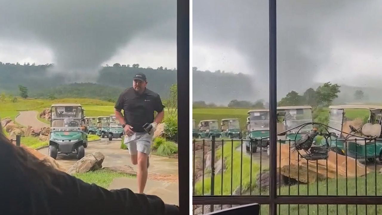 Golfer flohen in Panik: Tornado fegt über Platz in Missouri