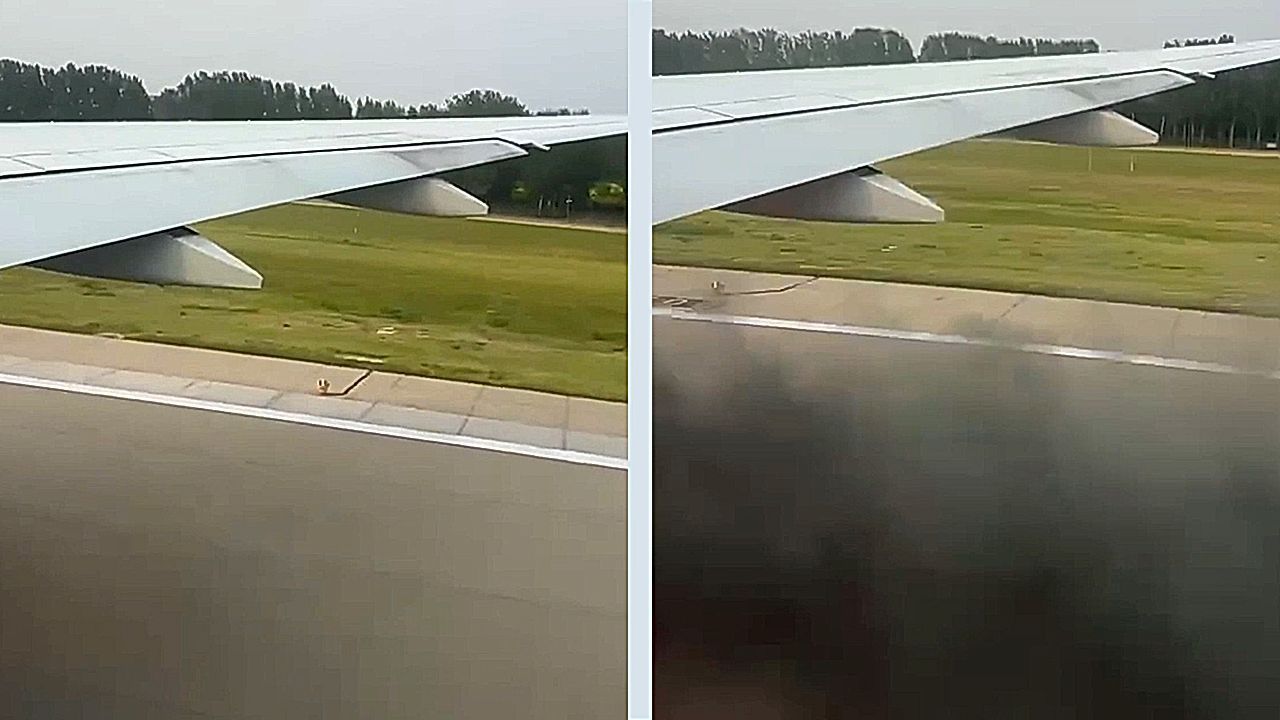 Boeing-Triebwerk fängt Feuer: United-Airlines-Pilot bricht Start in Peking ab