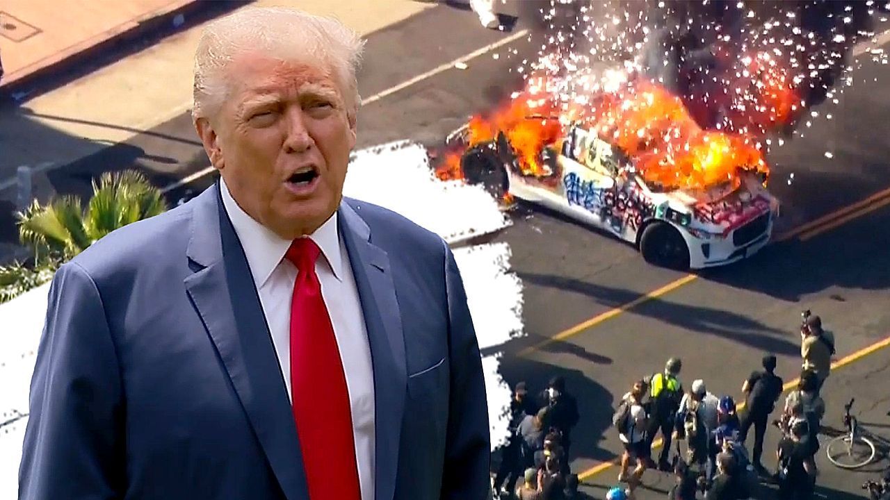 Proteste in Los Angeles: Trump für Festnahme von Kaliforniens Gouverneur
