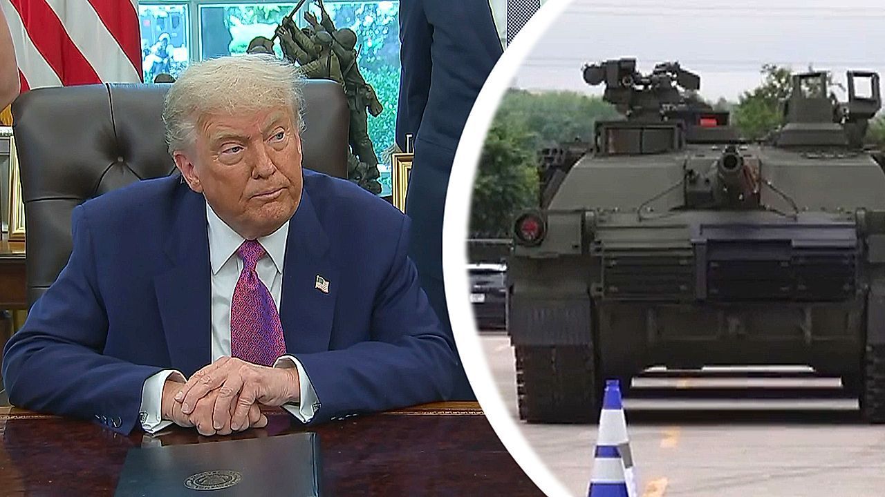 „Mit aller Härte“: Trump droht mit Gewalt gegen Demonstranten bei Militärparade