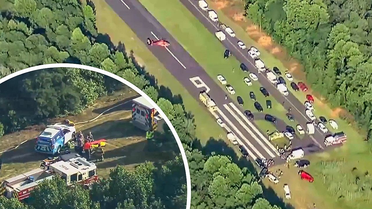 Gruppe Fallschirmspringer verunglückt: Flugzeug kracht nach Start in Wald