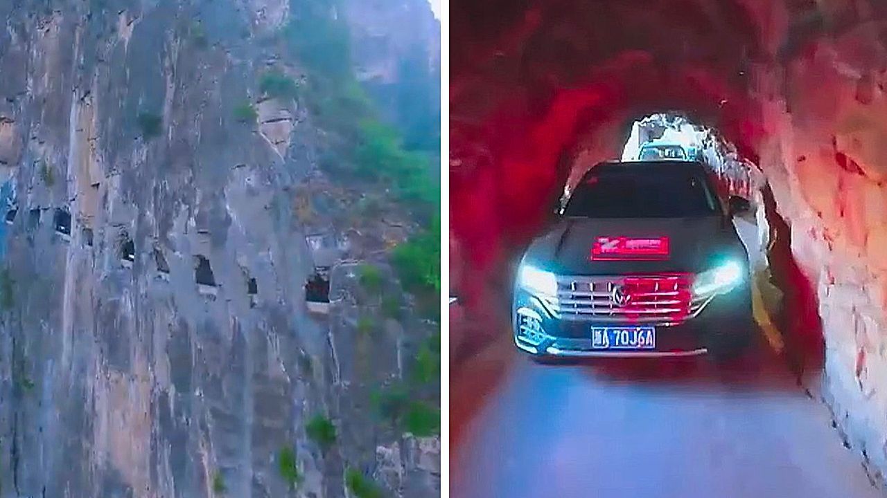 Flug durch Tunnel: Drohne filmt spektakuläre Bergstrecke in China
