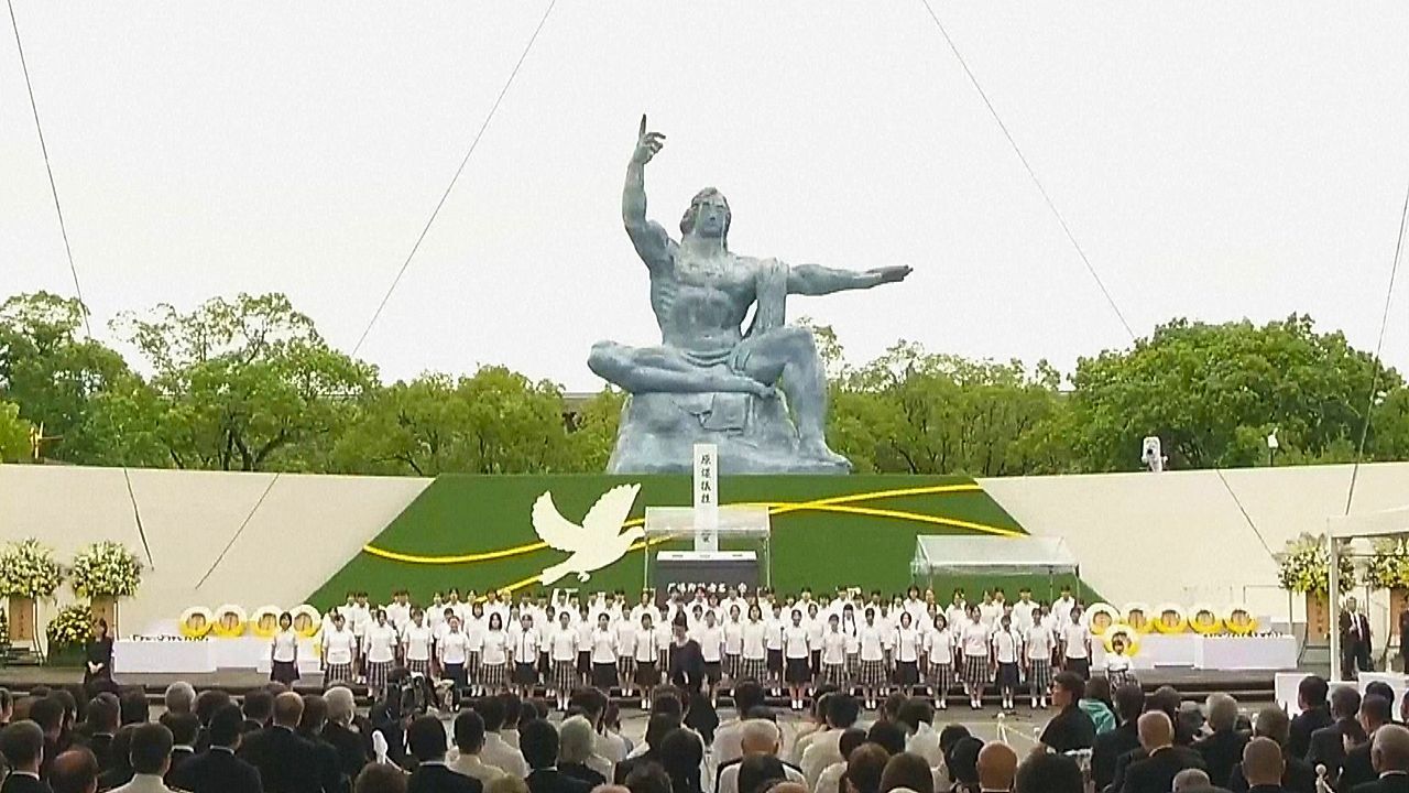 80 Jahre nach dem Atombombenangriff: Nagasaki mahnt zum Frieden