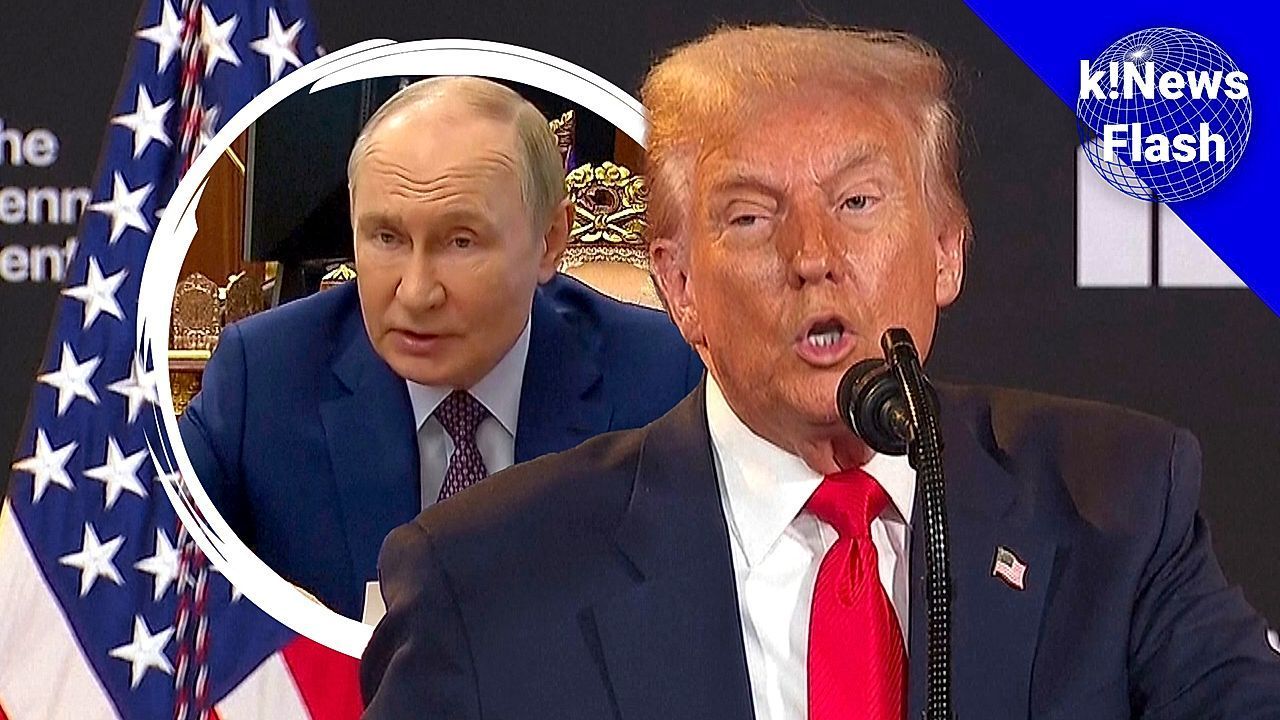 k!News-Schlagzeilen: Trump droht Putin, Hitzewelle Spanien, Rekordhochwasser Alaska