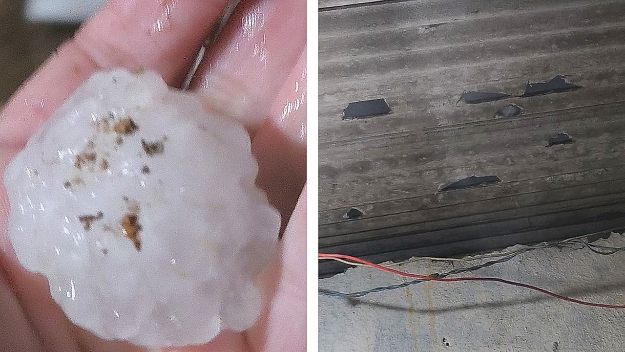 Bombardment with Ice Rocks: Hail Pierces Metal Roof in Rio