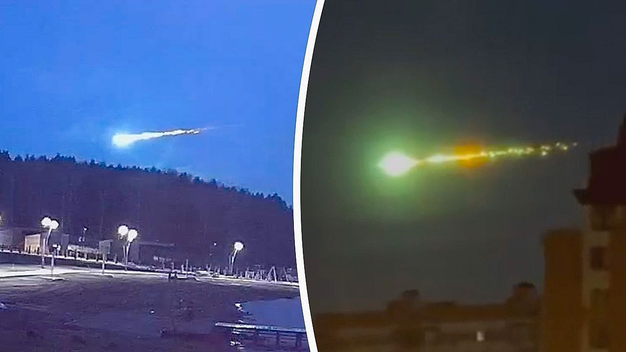 Video: Meteor or rocket? Mysterious green fireball streaks over Moscow