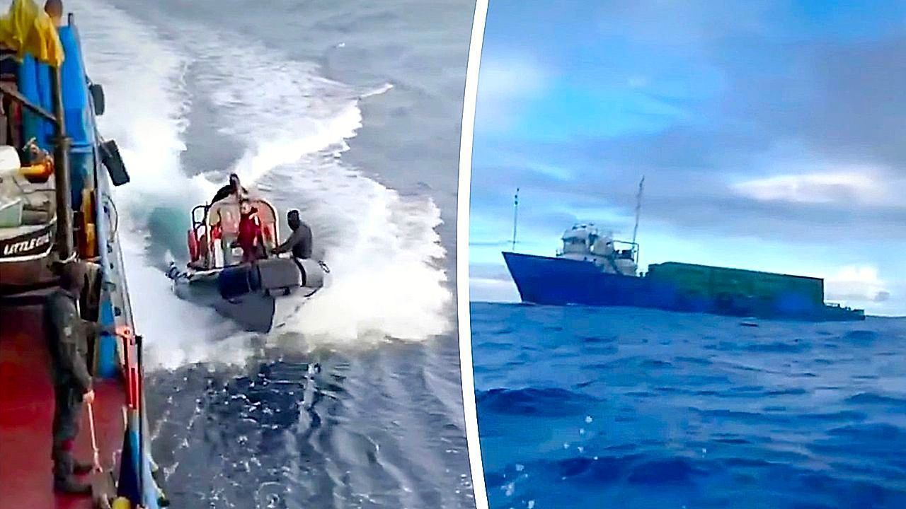 Video: Spanish forces seize ship carrying 6.5 tons of cocaine off Canary Islands