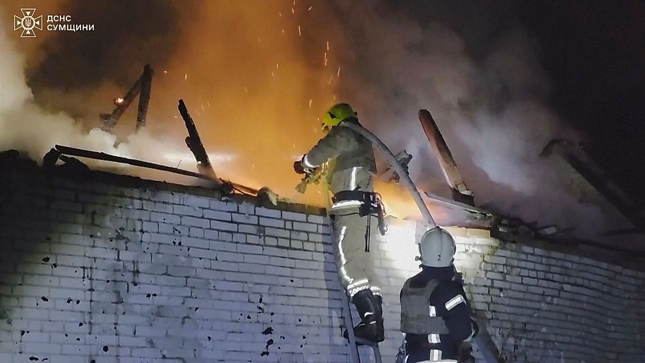 Nächtliche Angriffe auf Ukraine: Drohnen treffen Odessa und Sumy