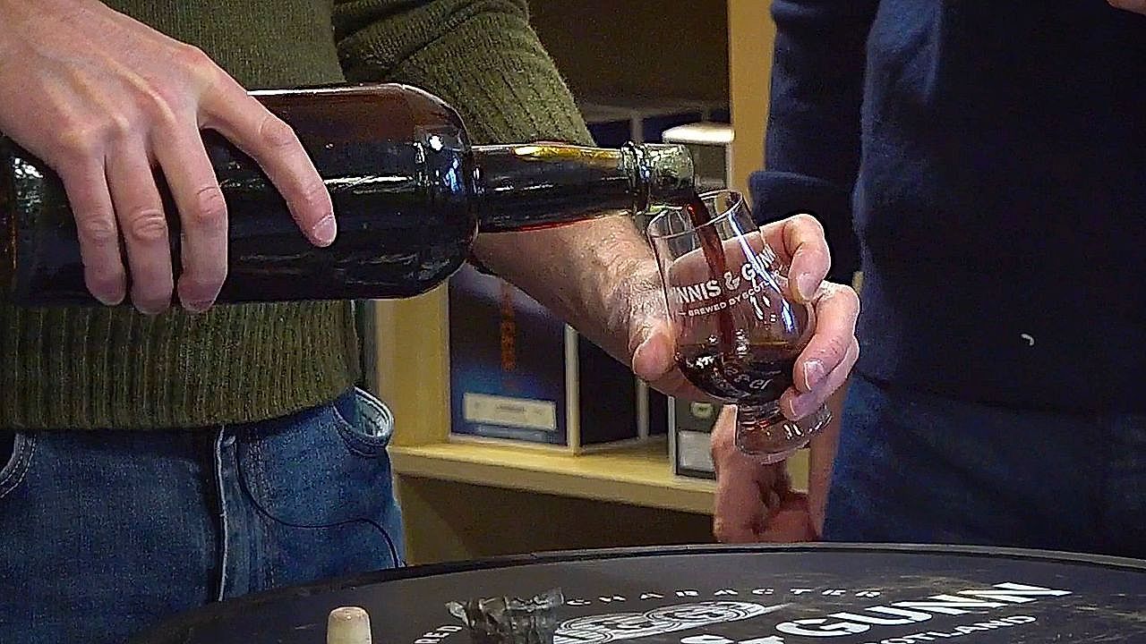 Video: This Scottish brewery opens a rare 150-year-old beer to recreate its original recipe
