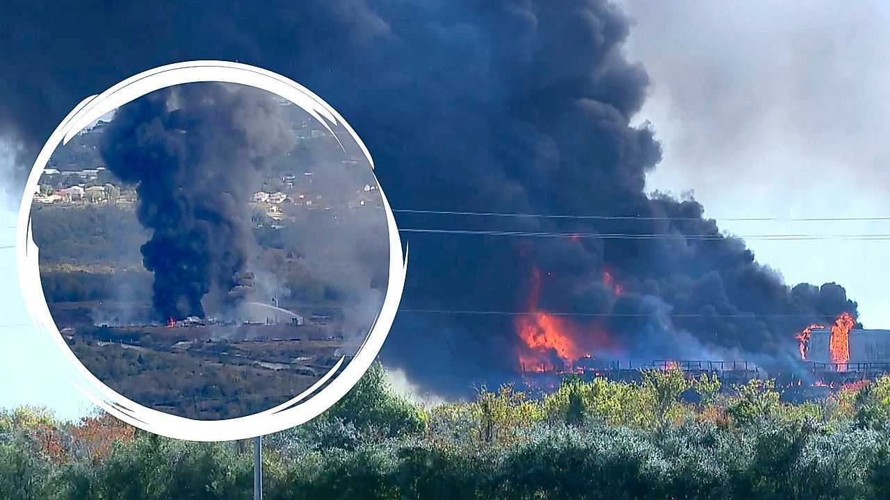 Kühltürme niedergebrannt: Riesiges Feuer bricht in stillgelegtem AKW in Texas aus