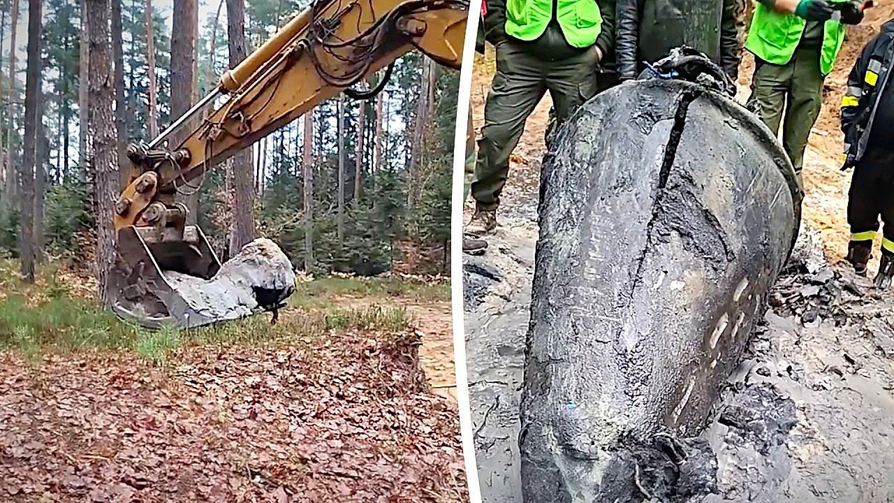 Rare WWII-era Nazi V-2 rocket recovered from former German test site